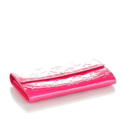 Louis Vuitton Vernis Sarah Wallet Rose Pop 4 of 9