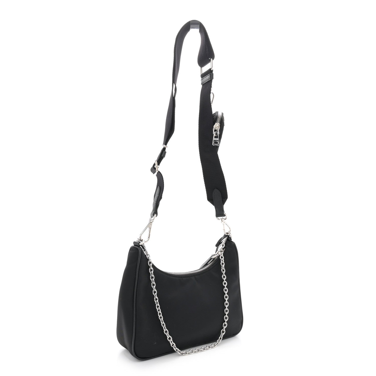 Prada Nylon Re-Edition 2005 Shoulder Bag Black 3 of 12