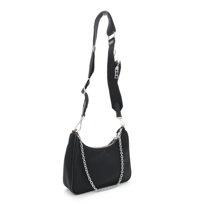 Prada Nylon Re-Edition 2005 Shoulder Bag Black 3 of 12