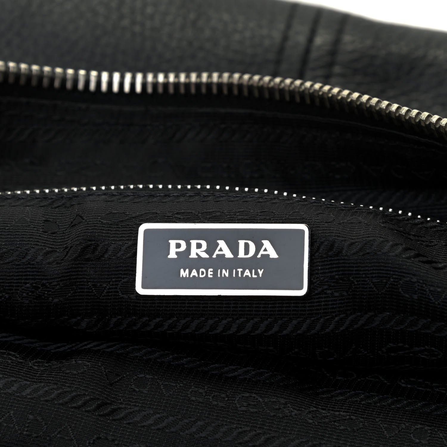 Prada Vitello Daino Pocket Hobo Black 7 of 15