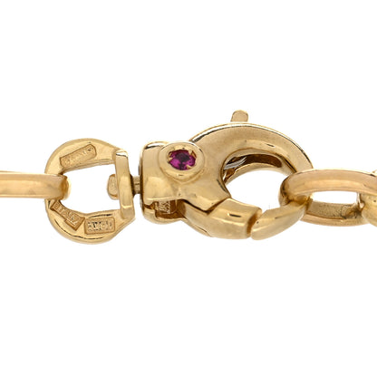 Roberto Coin 18K Yellow Gold Square Link Chain Bracelet 3 of 3