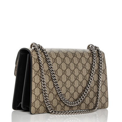 Gucci GG Supreme Monogram Small Dionysus Shoulder Bag Black 3 of 6