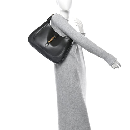 Gucci Boarded Dyana Lux Calfskin Medium Jackie 1961 Hobo Black 2 of 12