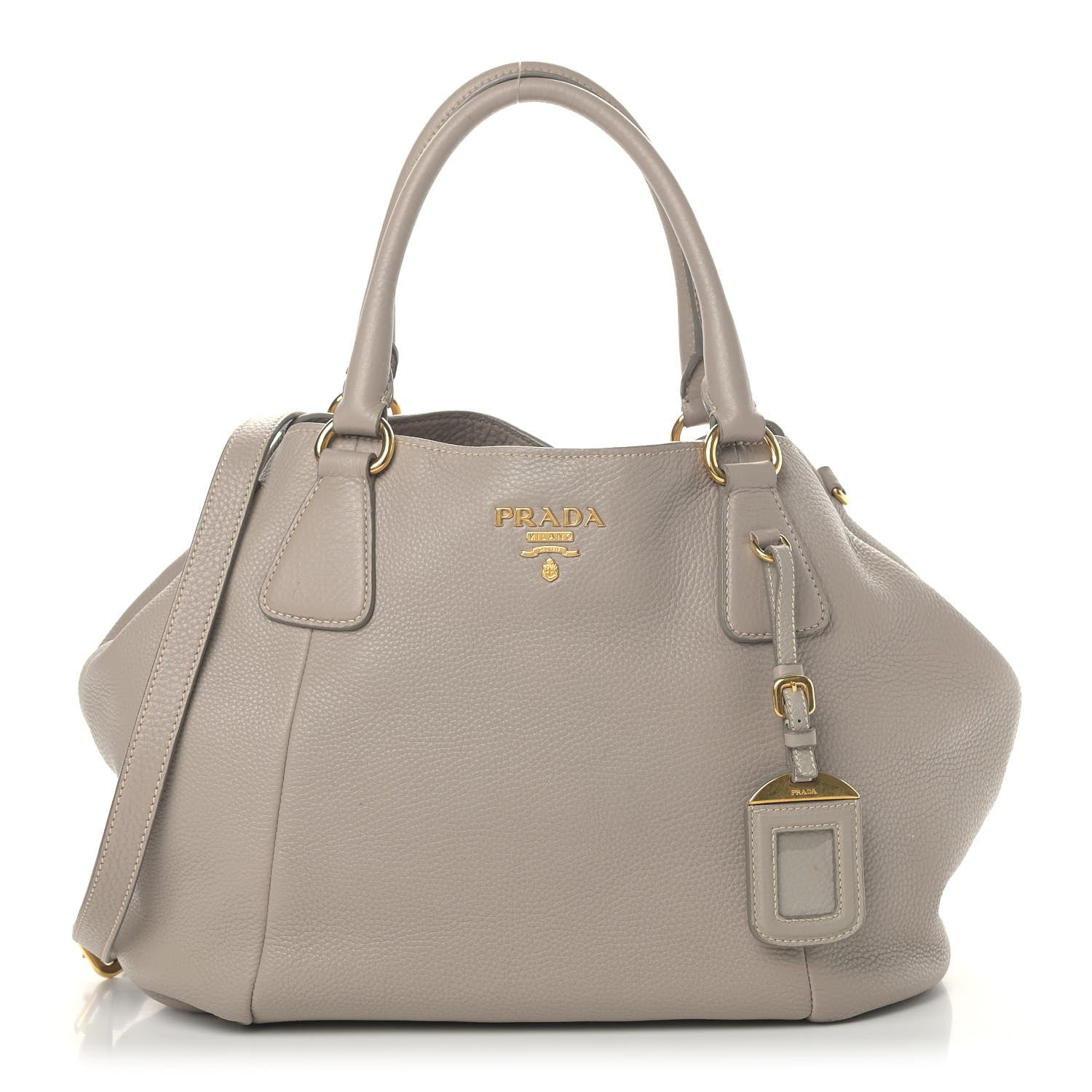 Prada Vitello Daino Tote Argilla 1 of 5