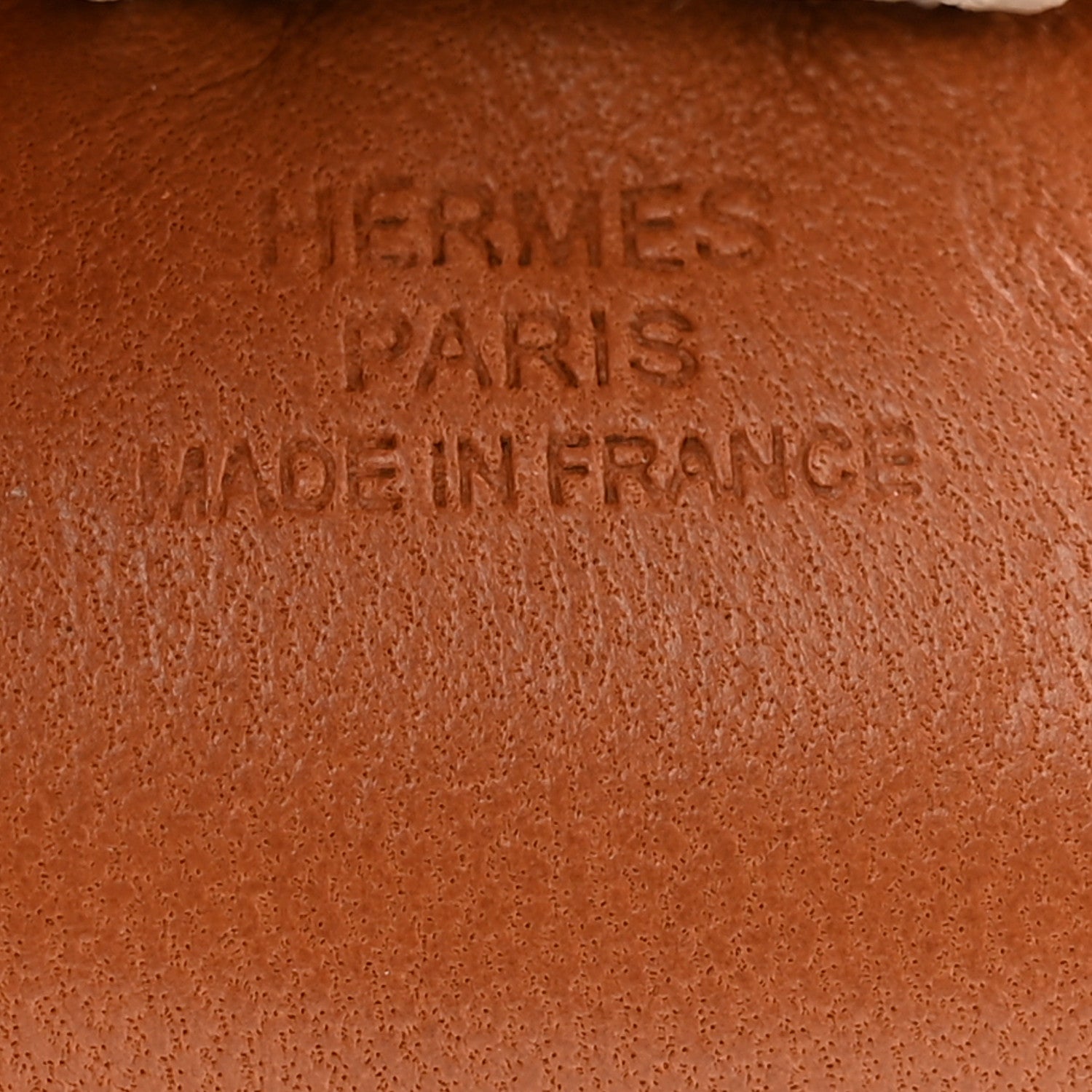 Hermes Milo Lambskin Grigri Rodeo Horse Bag Charm PM Craie Gold Pain D'epice 4 of 5