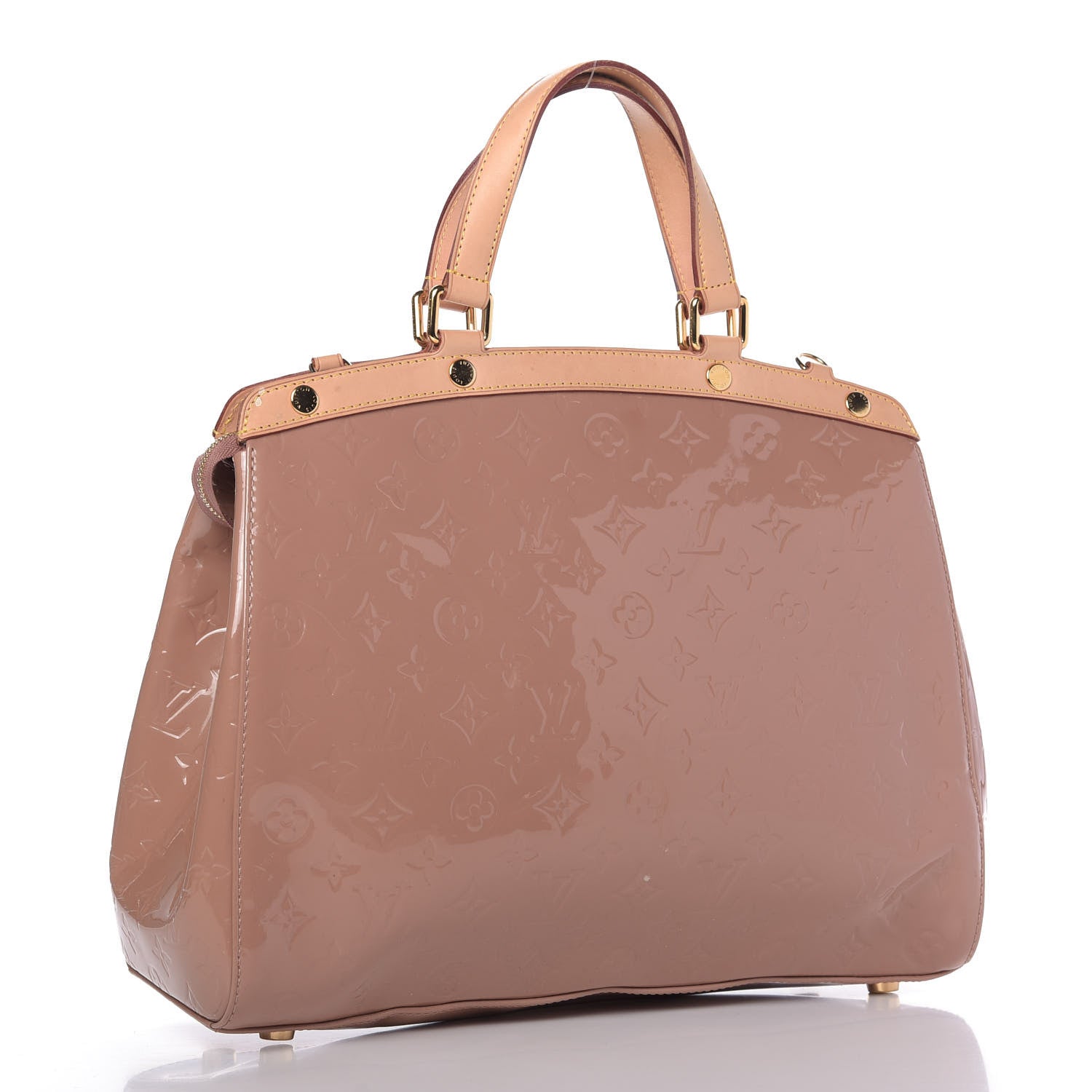 Louis Vuitton Vernis Brea GM Rose Velours 3 of 9