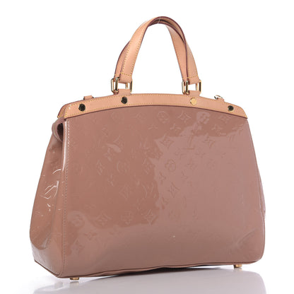 Louis Vuitton Vernis Brea GM Rose Velours 3 of 9