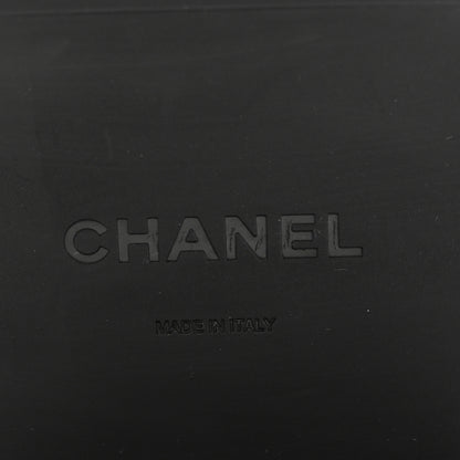 Chanel Suede Kidskin CC Platform Loafers 40 Black 8 of 10