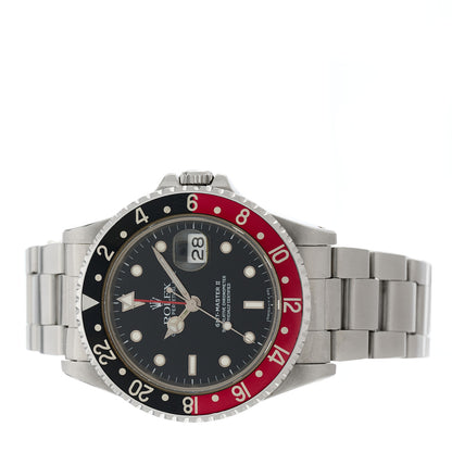Rolex Stainless Steel 40mm Oyster Perpetual Date GMT Master II Coke Watch 16710 2 of 4