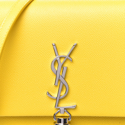 Saint Laurent Grain De Poudre Classic Monogram Kate Tassel Chain Wallet Mimosa 9 of 10