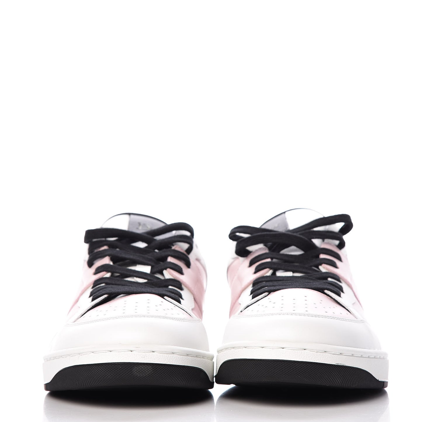 Homme Calfskin Mens BO2 Sneakers 45 White Pale Pink
