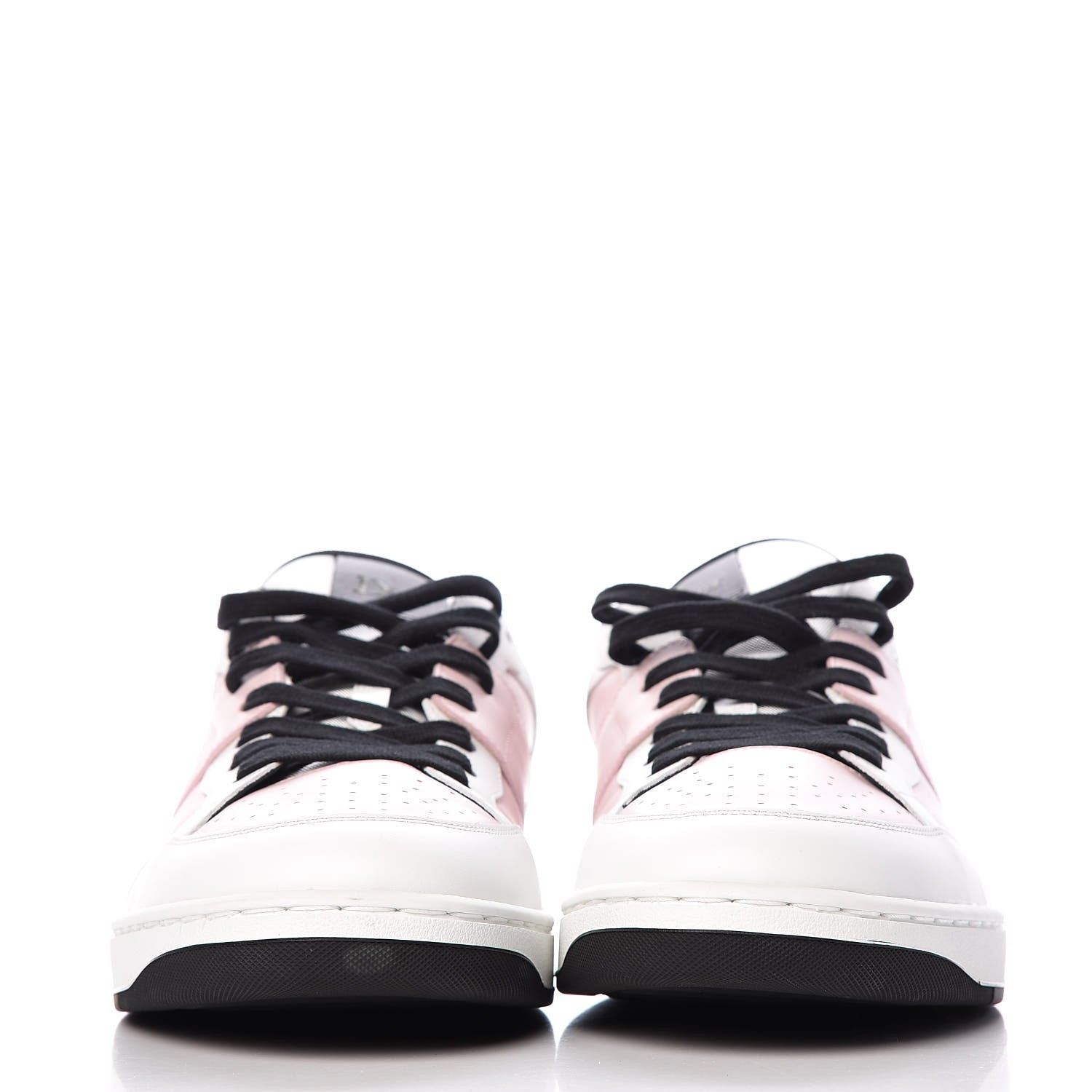 Christian Dior Homme Calfskin Mens BO2 Sneakers 45 White Pale Pink 2 of 8