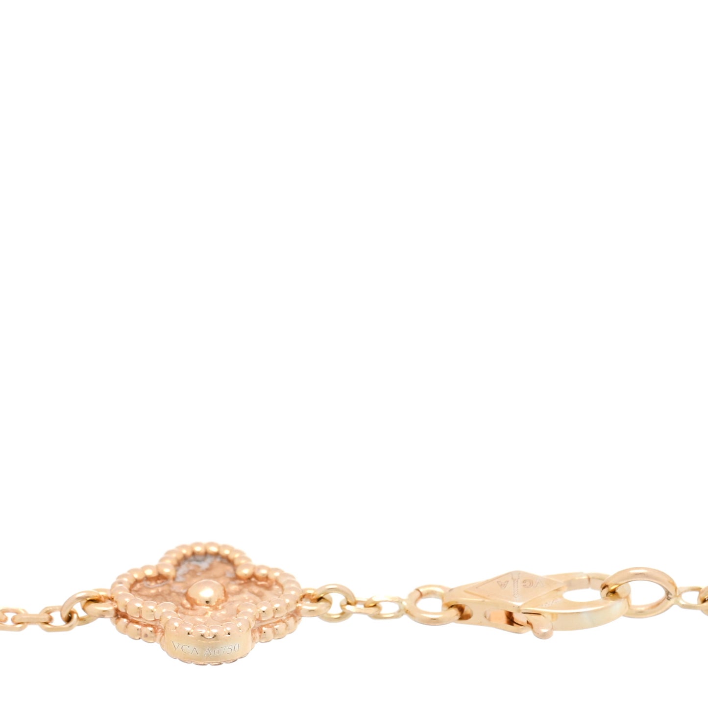 18K Rose Gold 6 Motifs Sweet Alhambra Bracelet