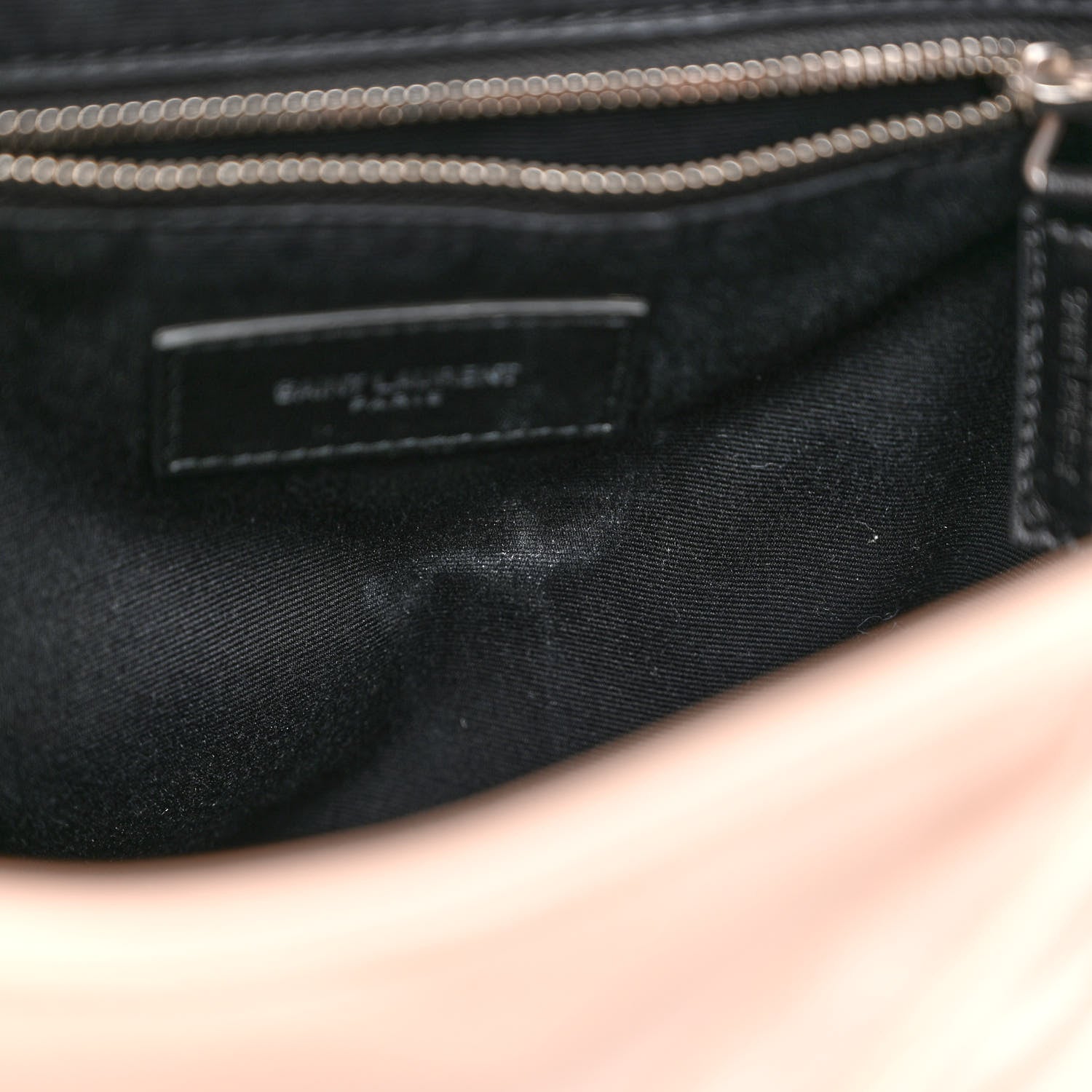 Saint Laurent Calfskin Y Quilted Monogram Small Loulou Backpack Marble Pink 11 of 11