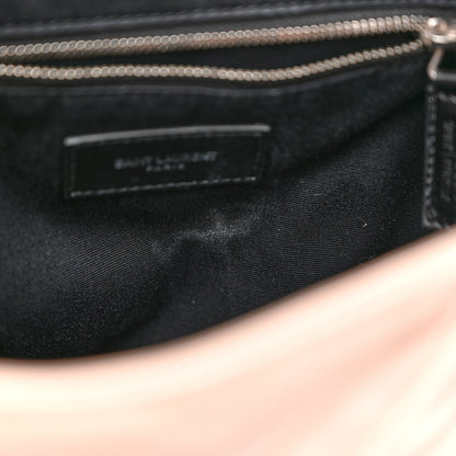 Saint Laurent Calfskin Y Quilted Monogram Small Loulou Backpack Marble Pink 11 of 11