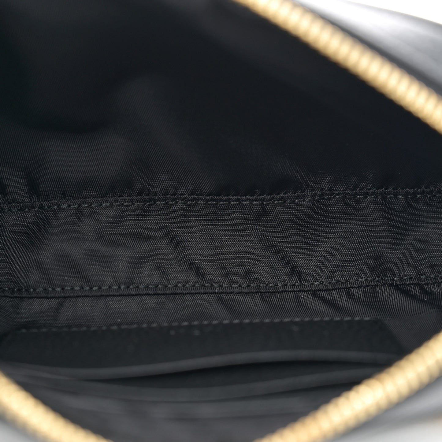 Dollar Calfskin Super Mini GG Marmont Chain Shoulder Bag Black