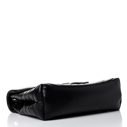 Saint Laurent Calfskin Y Quilted Monogram Medium Loulou Chain Satchel Black 3 of 5