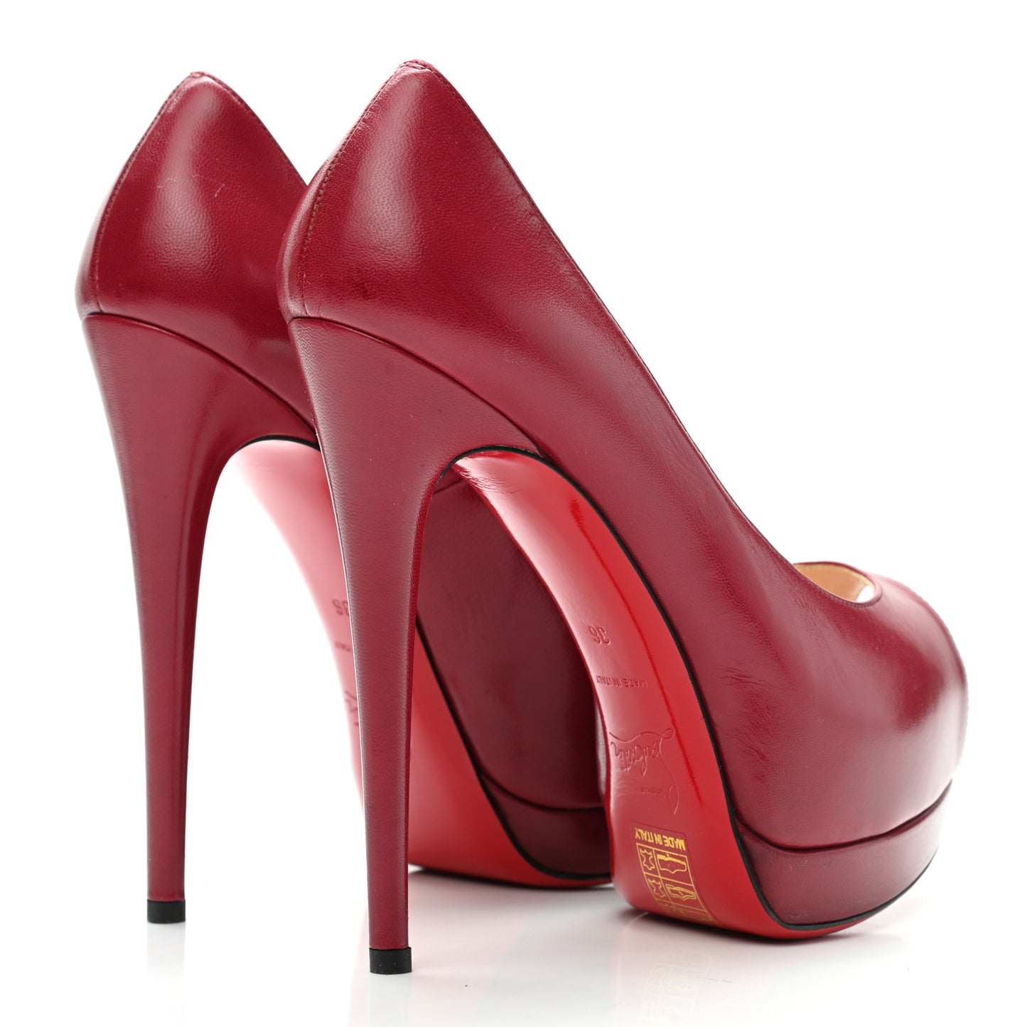 Calfskin Palais Royal 140 Pumps 36 Cherry