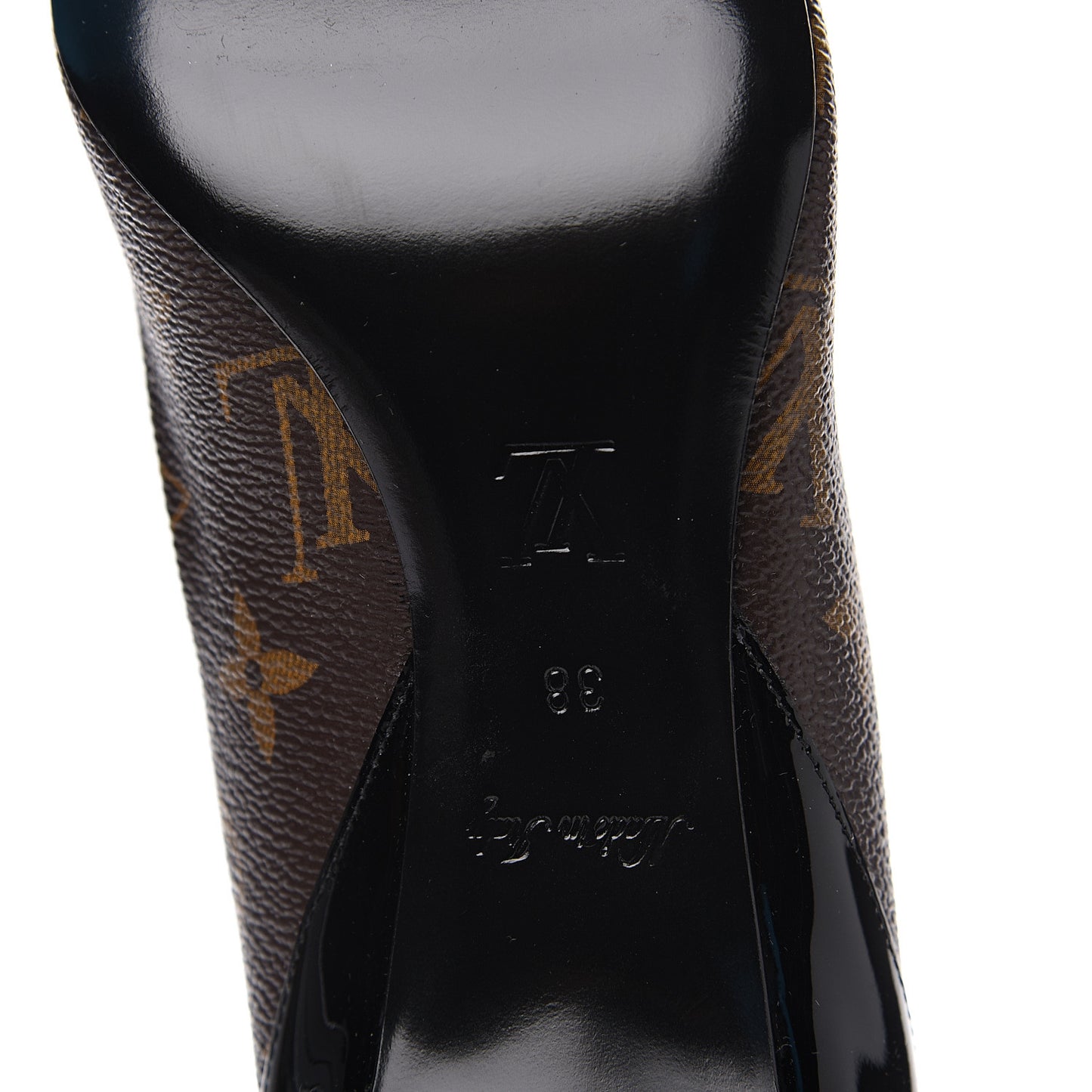 Monogram Cherie Pumps 38 Black