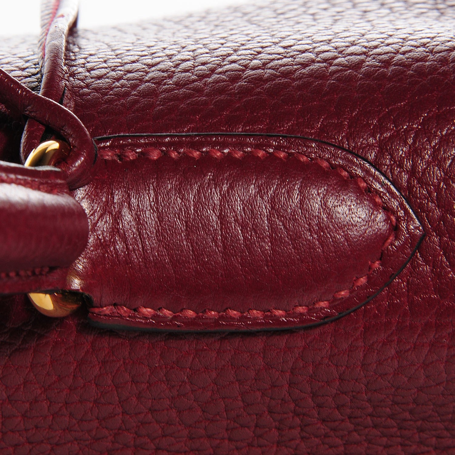 Hermes Fjord Kelly Sellier 35 Rouge H 8 of 23