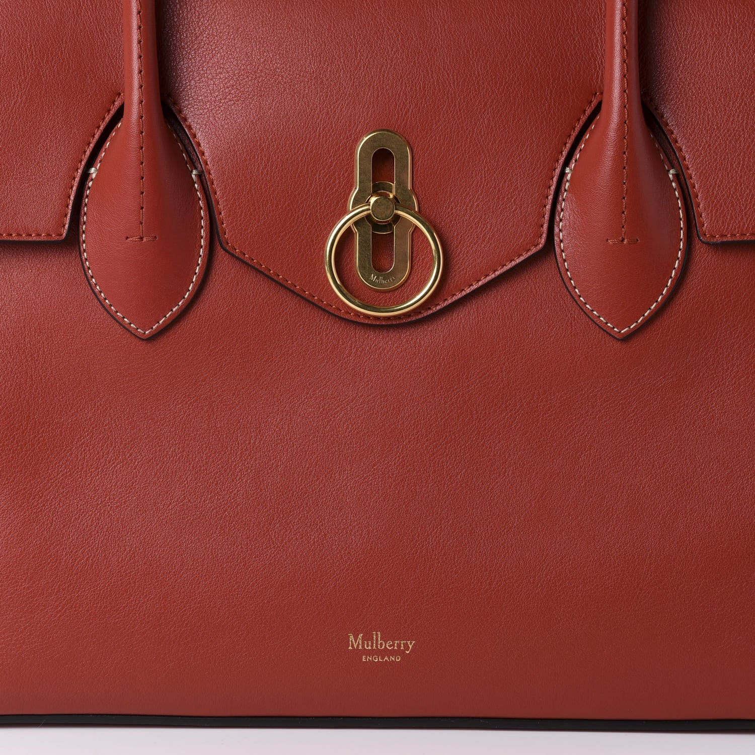 Mulberry Silky Calfskin Seaton Rust 10 of 10