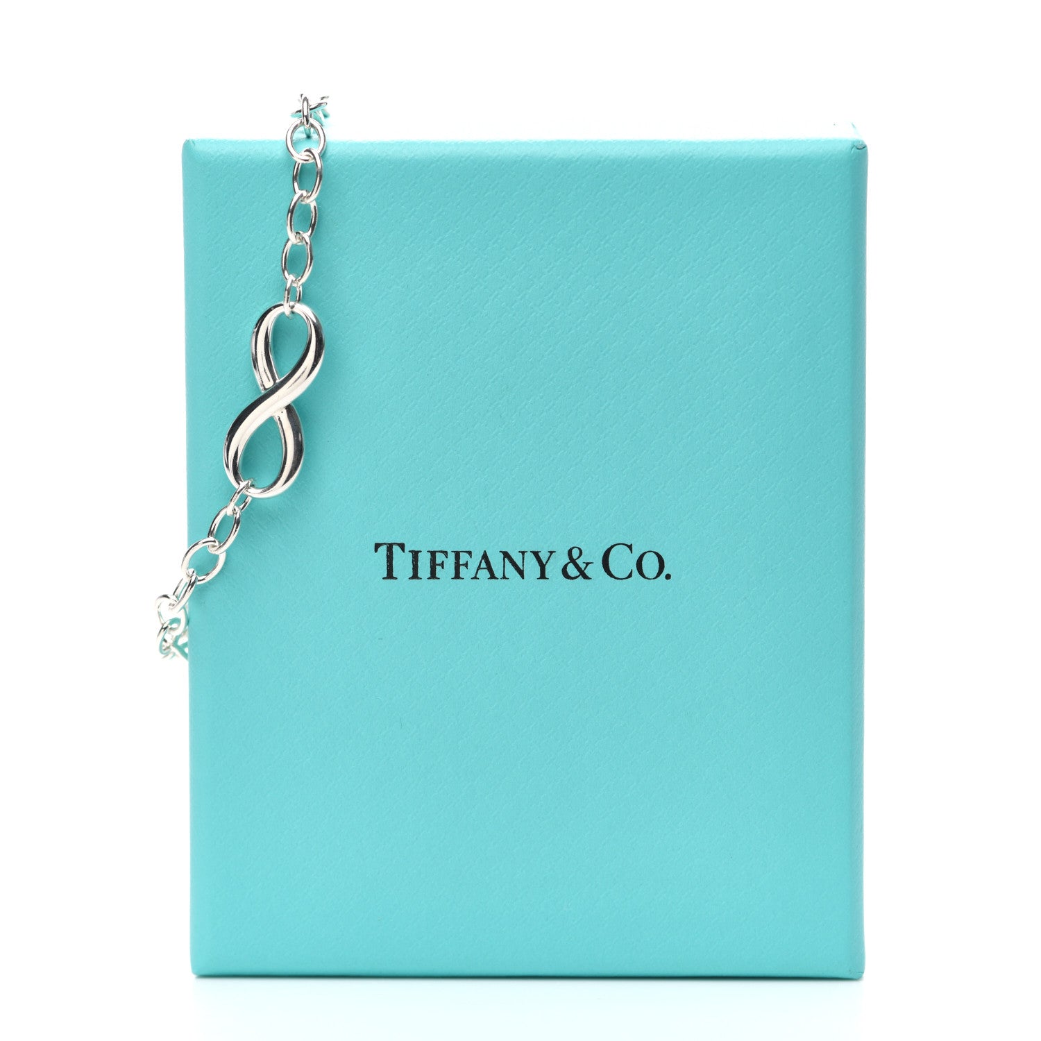 Tiffany Sterling Silver Infinity Chain Bracelet 7 of 7