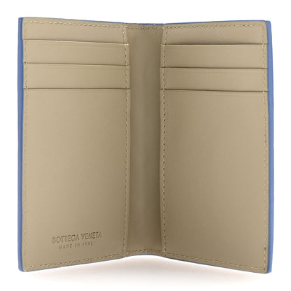 Bottega Veneta Calfskin Intrecciato Flap Card Case Deep Pacific Travertine 5 of 7