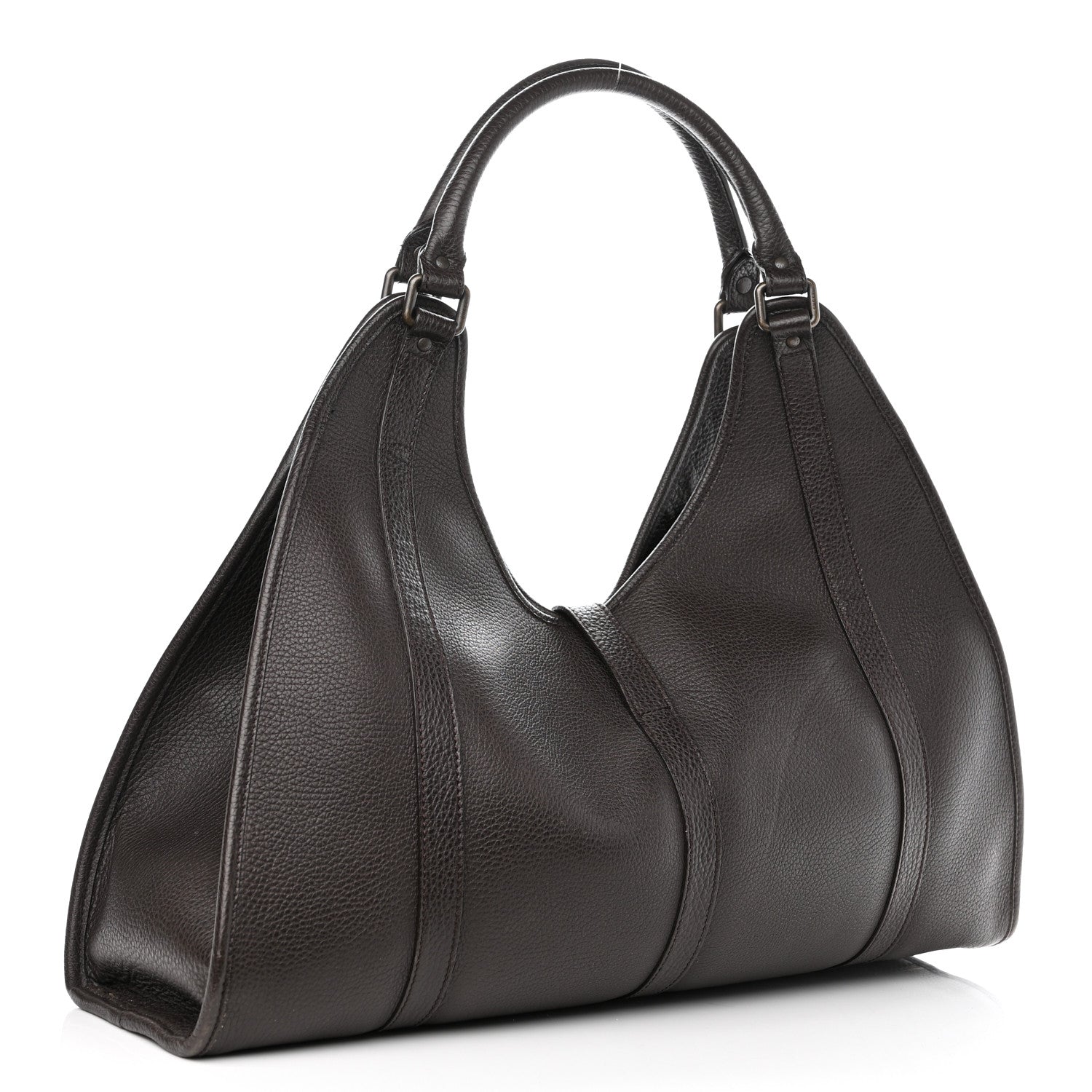 Gucci Pebbled Calfskin Large Joy Shoulder Bag Brown 3 of 10