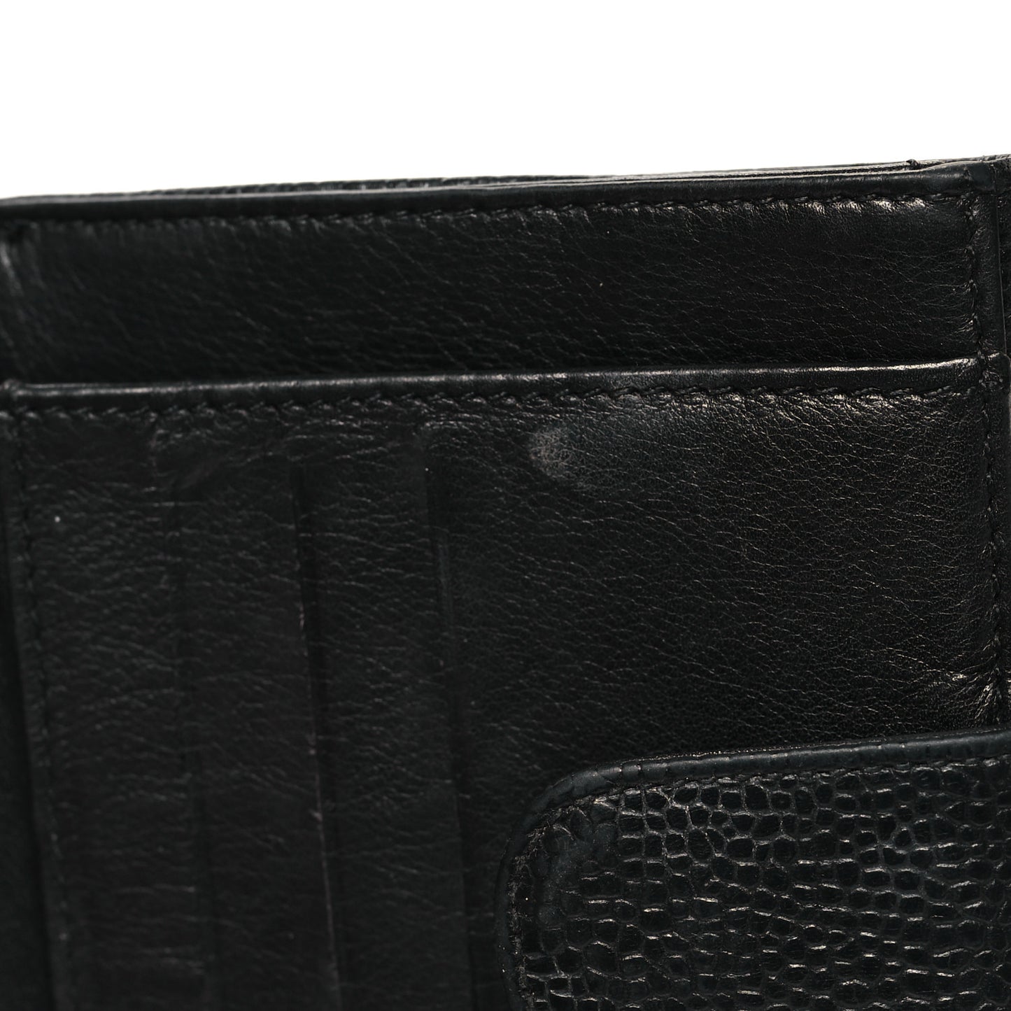 Caviar Timeless CC Compact French Wallet Black