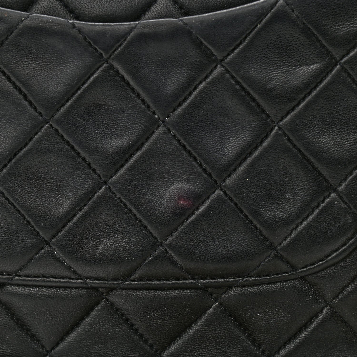 Chanel Lambskin Quilted Medium Double Flap Black 11 of 14