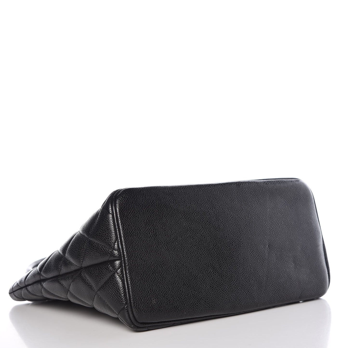 Caviar Quilted Medallion Tote Black