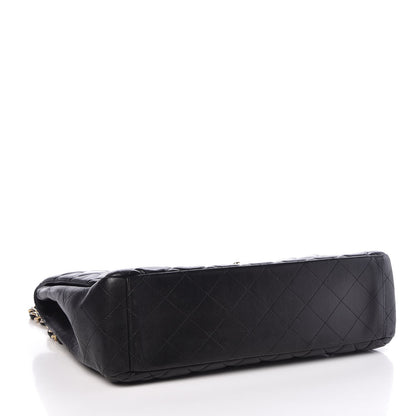Chanel Lambskin Quilted Maxi Single Flap Black 4 of 6