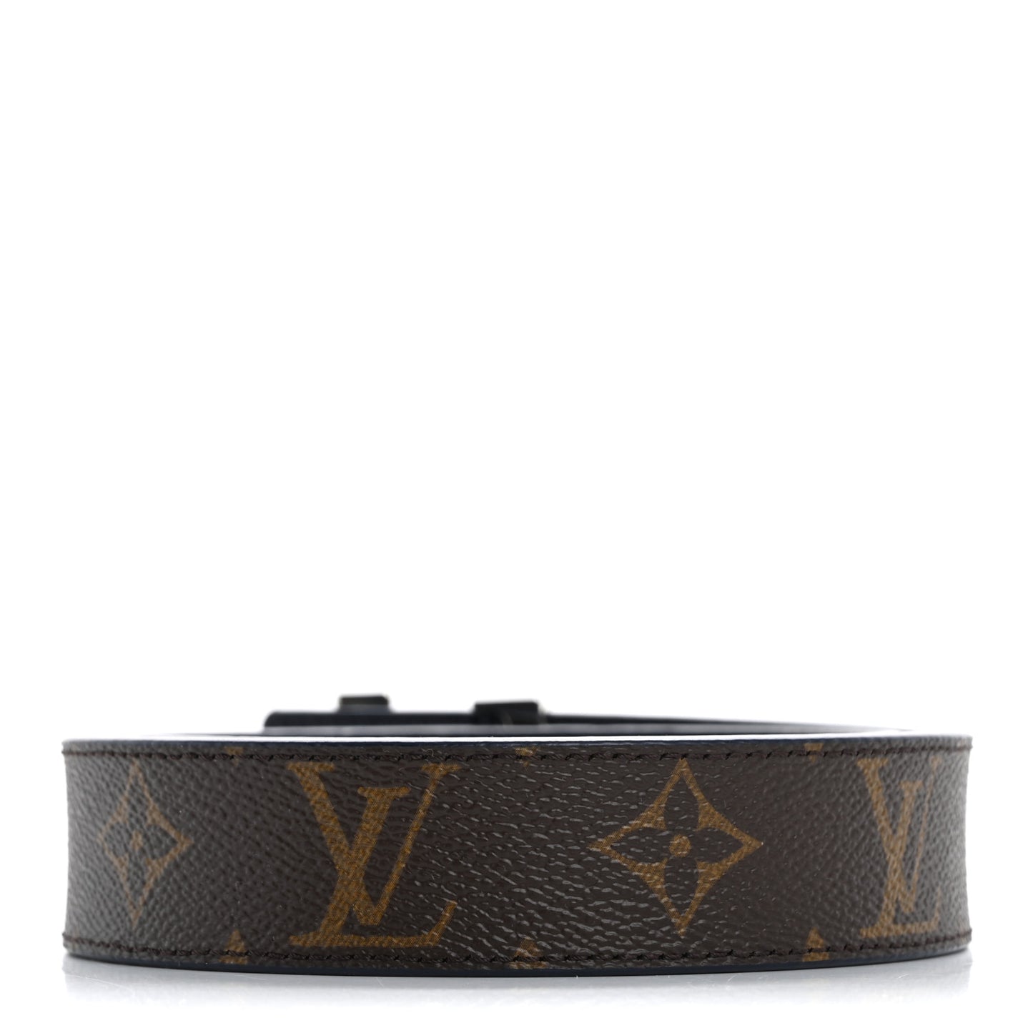 Calfskin Monogram 30mm LV Initiales Reversible Belt 90 36 Blue