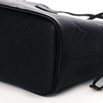 Louis Vuitton Empreinte Monogram Giant Neverfull MM Black 9 of 9