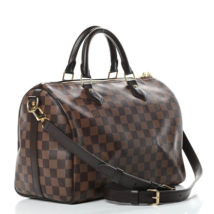 Louis Vuitton Damier Ebene Speedy Bandouliere 30 3 of 14