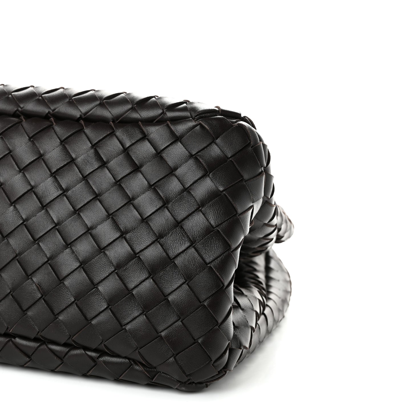 Nappa Intrecciato Medium Campana Shoulder Bag Fondant