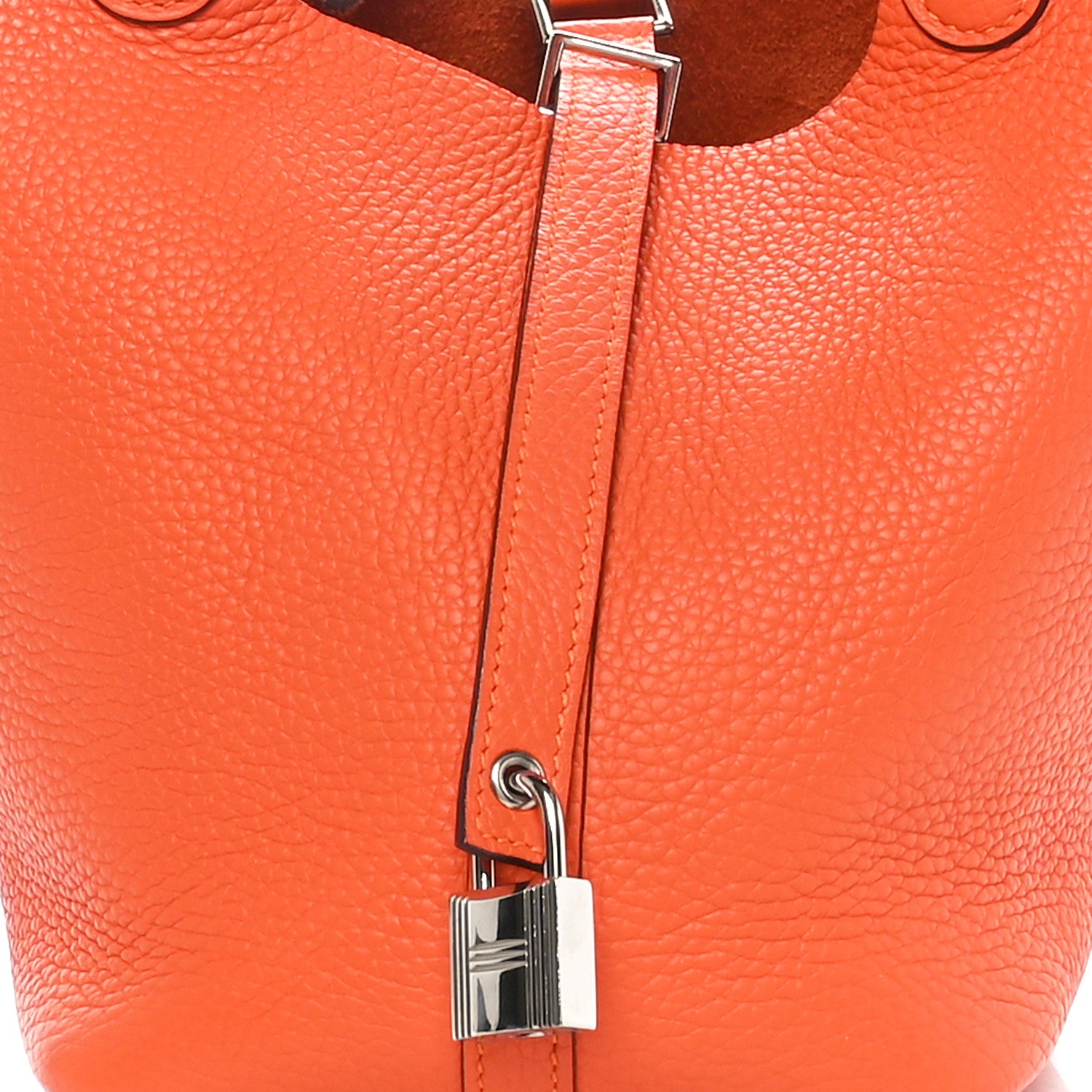 Hermes Taurillon Clemence Picotin Lock 18 PM Orange 8 of 10