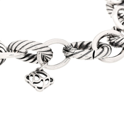 David Yurman Sterling Silver 10mm Medium Oval Link Bracelet 4 of 5