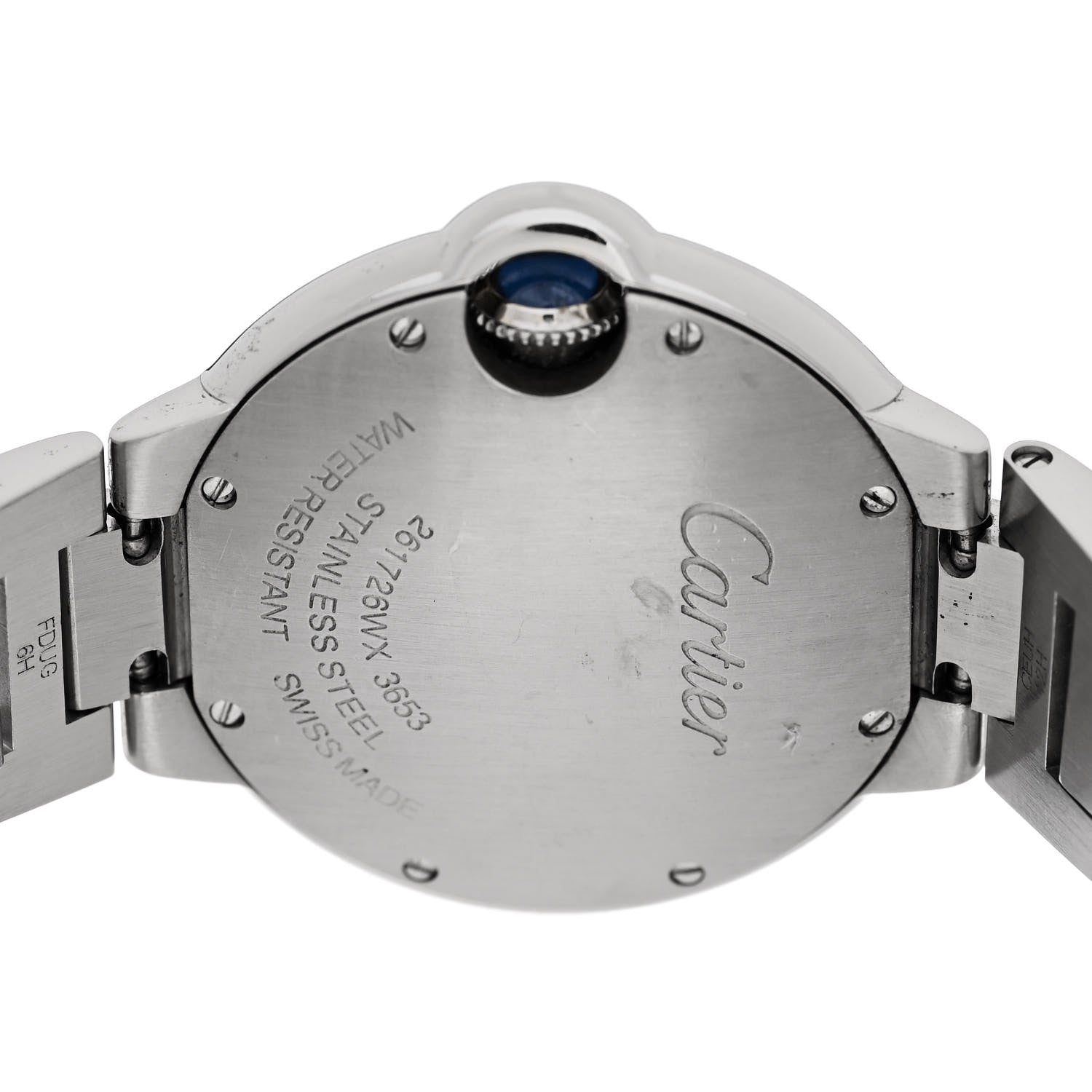 Cartier Stainless Steel 33mm Ballon Bleu De Cartier Quartz Watch 4 of 5
