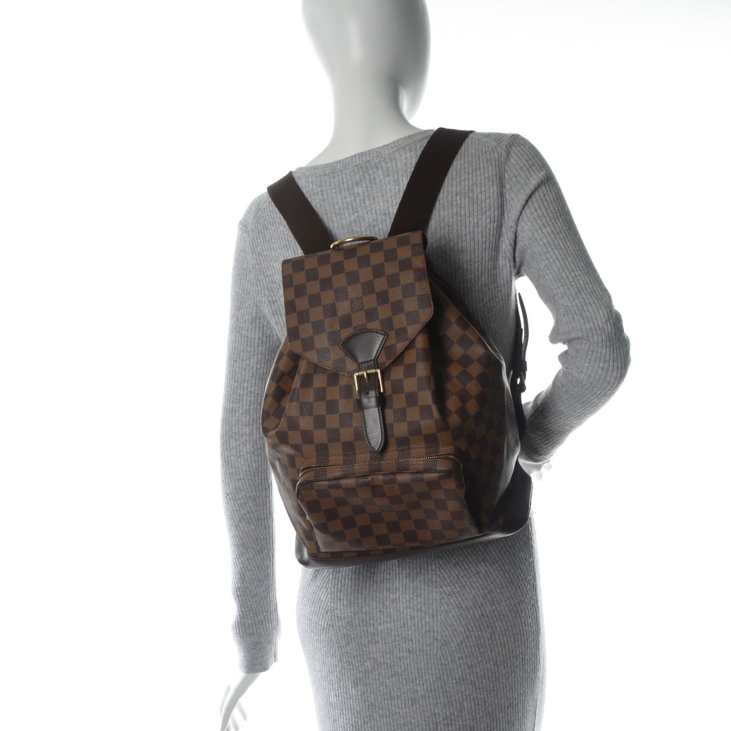 Louis Vuitton Damier Ebene Montsouris GM Backpack 2 of 7
