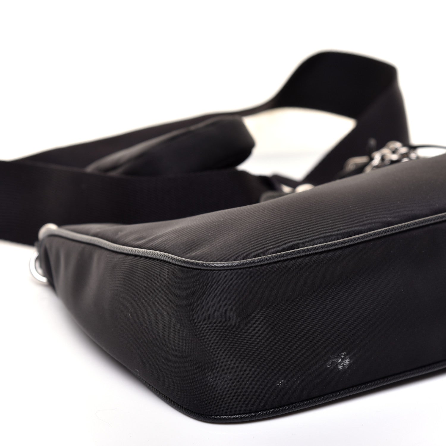 Prada Nylon Re-Edition 2005 Shoulder Bag Black 6 of 12