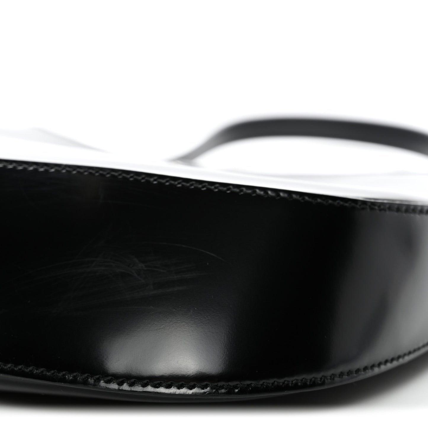 Spazzolato Cleo Shoulder Bag Black