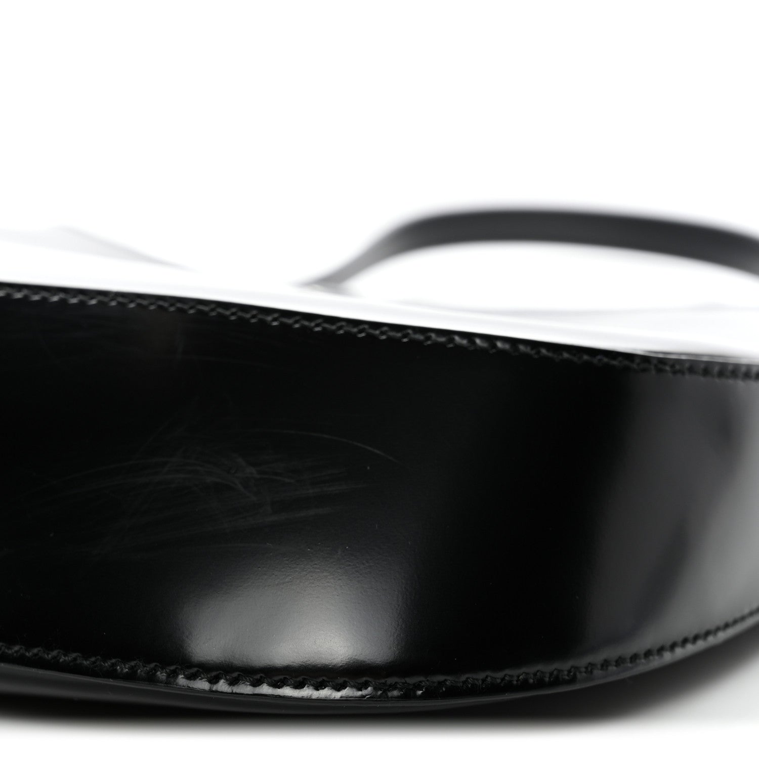Prada Spazzolato Cleo Shoulder Bag Black 10 of 11
