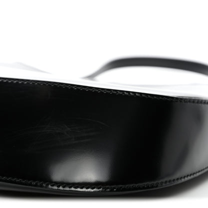 Prada Spazzolato Cleo Shoulder Bag Black 10 of 11