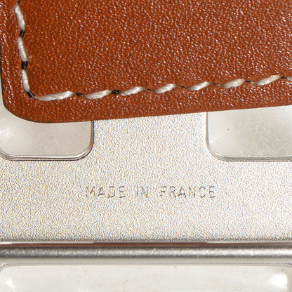 Hermes Natural Barenia Chamonix Constance 32mm H Belt Fauve Noir 75 7 of 8