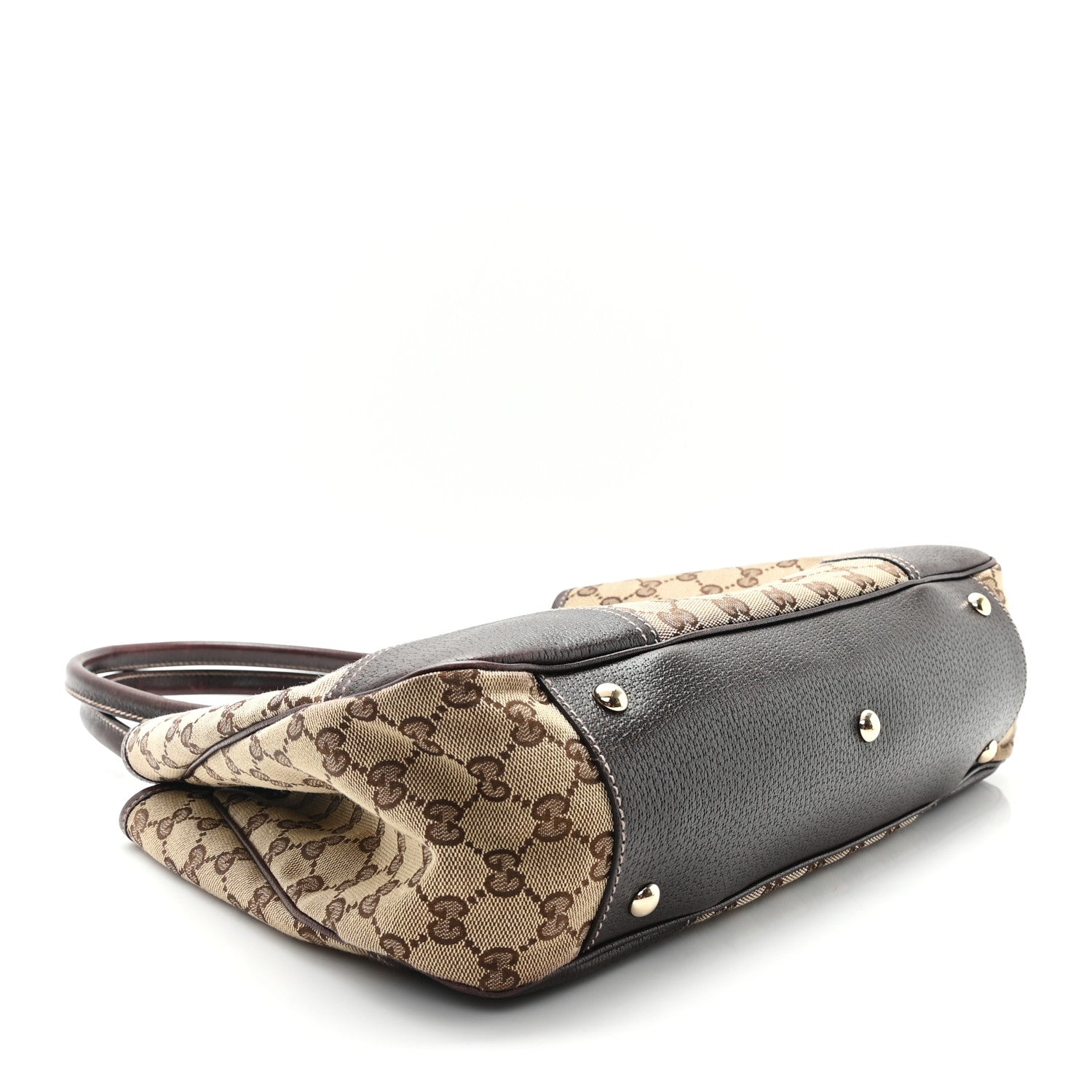 Gucci Monogram Medium Princy Tote Dark Brown 4 of 12