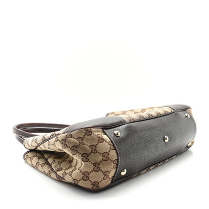 Gucci Monogram Medium Princy Tote Dark Brown 4 of 12