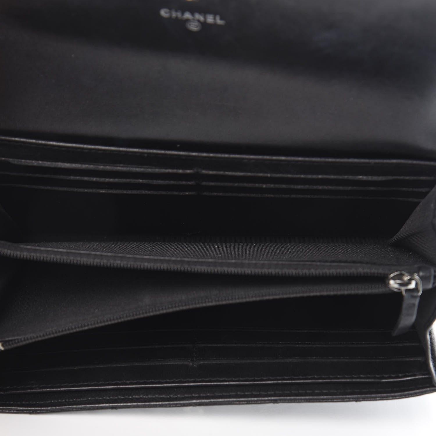 Chanel Lambskin Quilted Boy Flap Wallet Black 5 of 14
