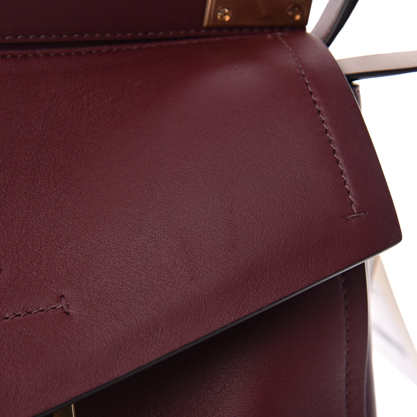 Calfskin Small Mystic Shoulder Bag Aubergine