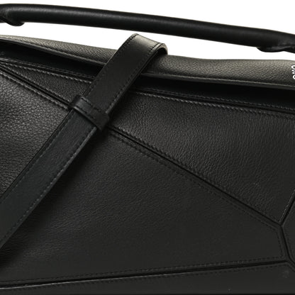 Loewe Calfskin Small Puzzle Bag Black 7 of 9